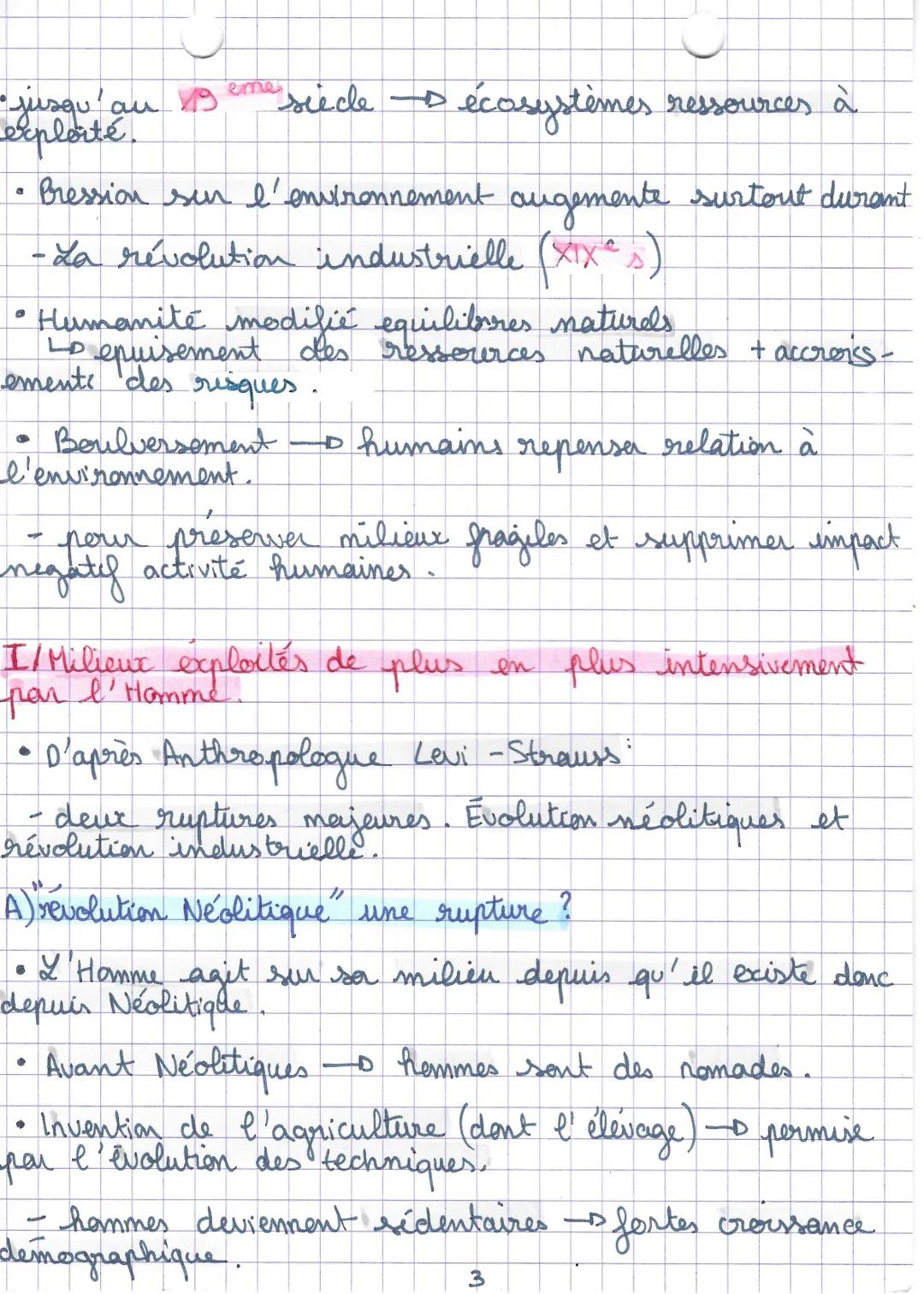 Activité humaines laissent empreinte dans couches
géologiques.
• Années 50-action de l'homme cause du changement.
to érosion
érosion de la b