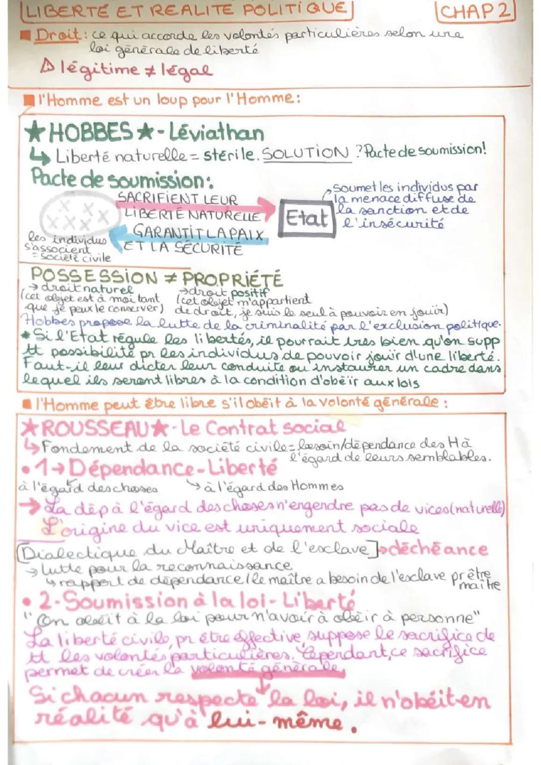 # LA LIBERTÉ

Theme 1
Chap 1

*   Définition: sens commun = faire ce qui me plaît, sans contraintes
    ni limites

    réalisation volontai