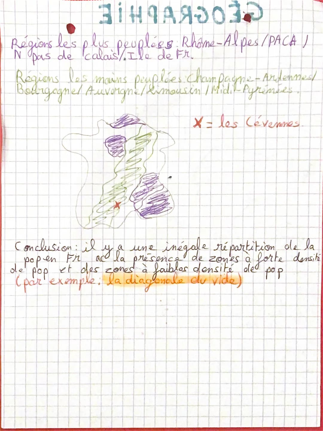 GEOGRAPHIE
ORGANISATION DU TERRITOIRE FR + CÉVENNE
Lou
b
I
3
B
CARTES
II
Fleuve Français
1. Rhône
2. Gorene
3. La loire
4. La Seine
5. Le Rh