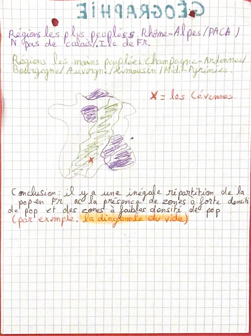 GEOGRAPHIE
ORGANISATION DU TERRITOIRE FR + CÉVENNE
Lou
b
I
3
B
CARTES
II
Fleuve Français
1. Rhône
2. Gorene
3. La loire
4. La Seine
5. Le Rh