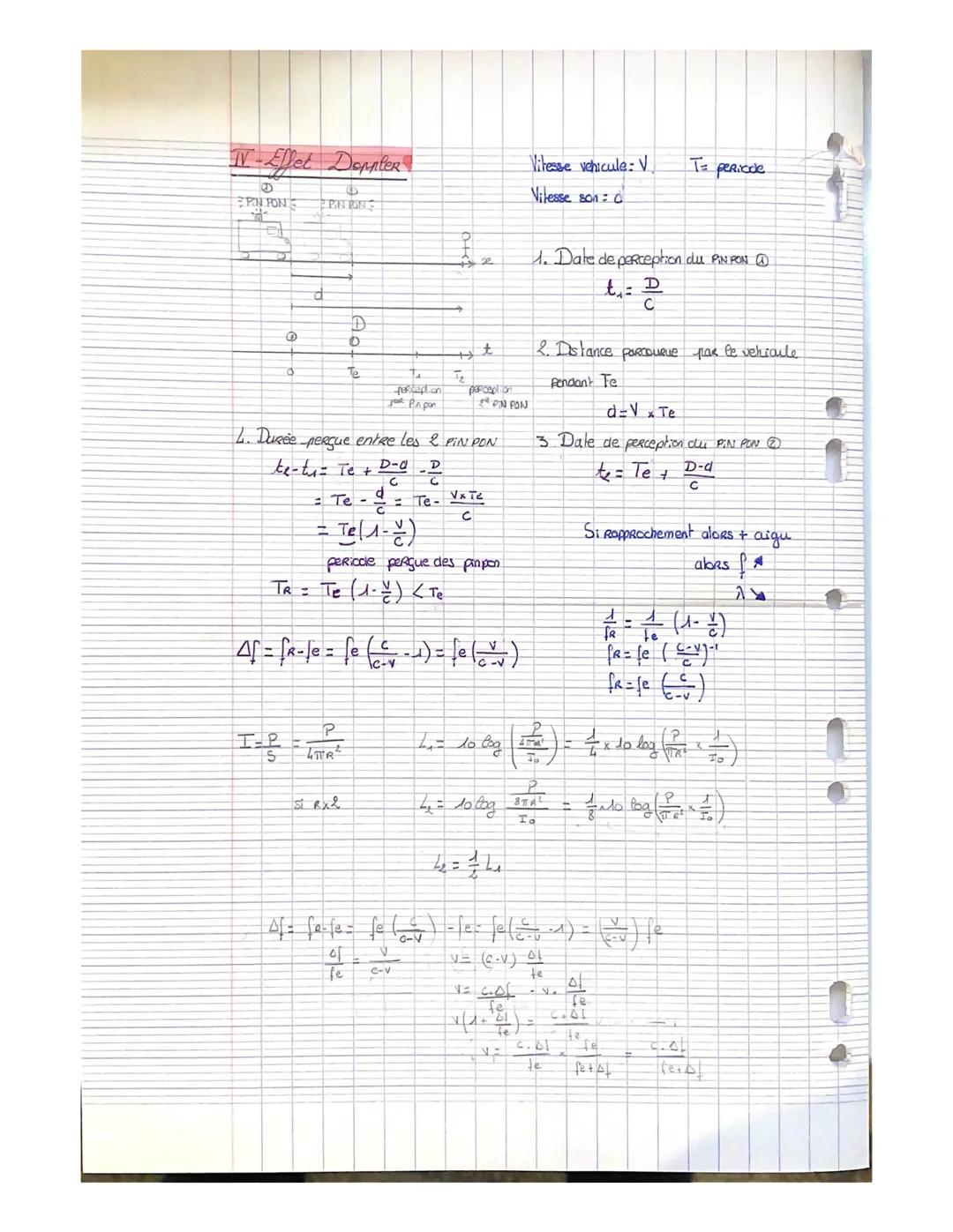 physique-
Chapitre 17 phenomene ondulatoire
- Niveau d'intensité sonore
niveau
d'intensite
sonore
² L = 10 log
I: Iox lo to
Laser
T-Diffract