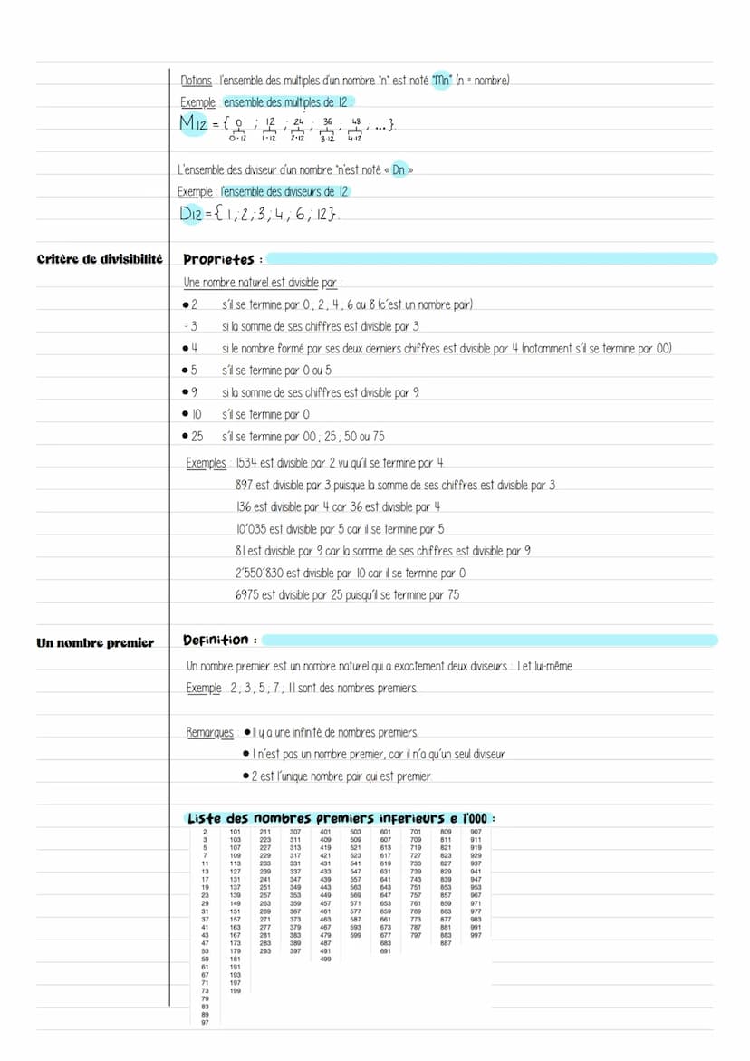 Ensemble de nombre
Droite numérique
Nombre naturels
Multiple,diviseur
mathématique
ENSEMBLE DE NOMBRE
Nombres naturels
Nombres entier relati