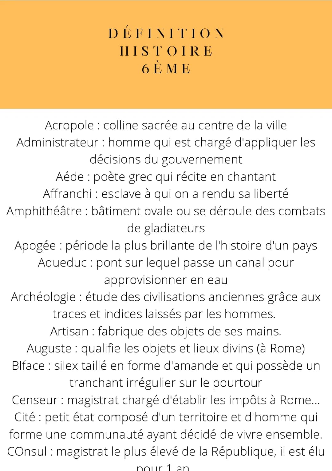 définition