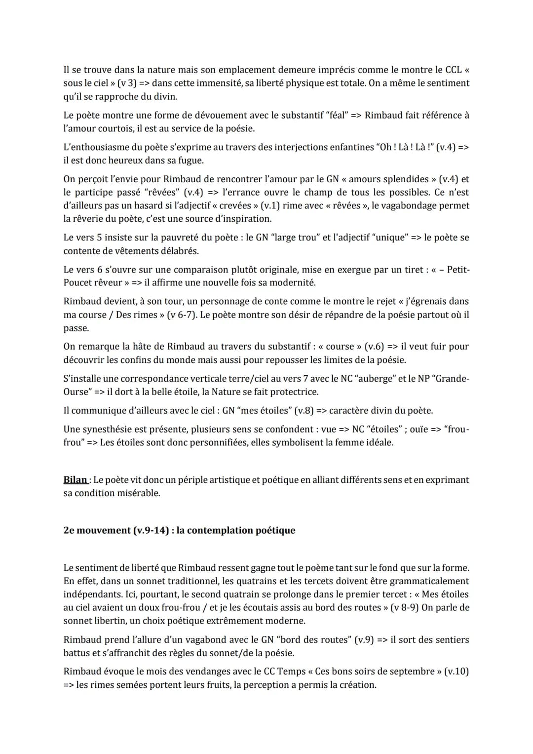 Arthur Rimbaud, "Ma bohème"
Introduction :
"Le poète se fait voyant par un long, immense et raisonné dérèglement de tous les sens". Arthur
R