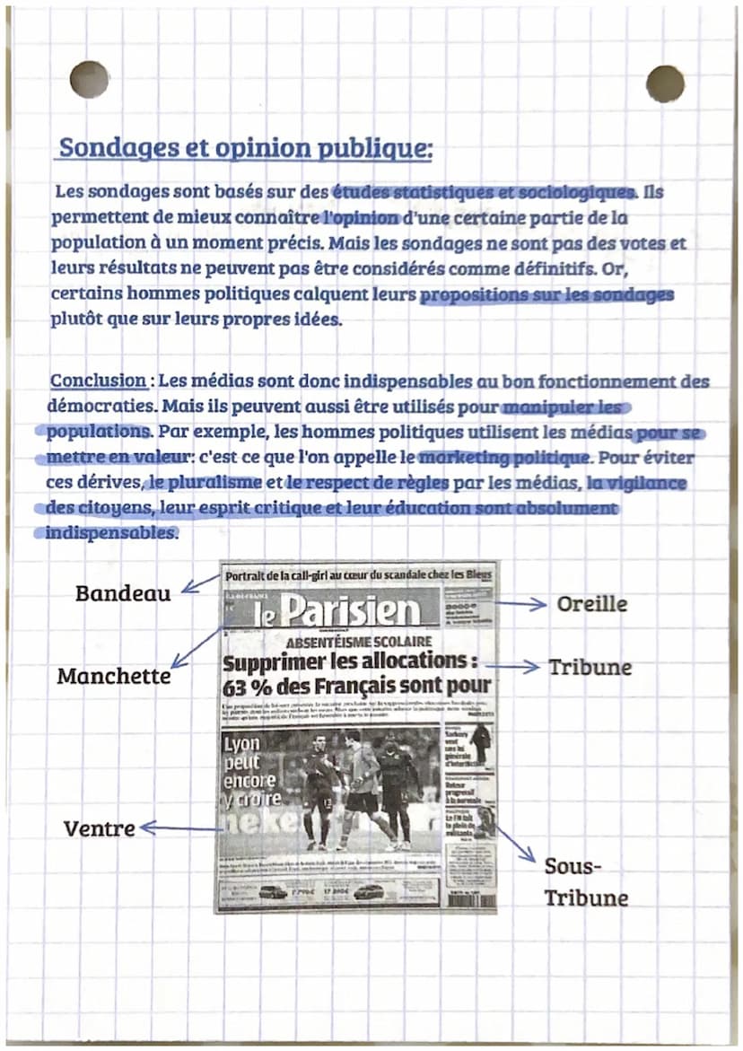 EMC
L'opinion publique et les médias
Média:
Le monde des médias s'est fortement diversifié aux XXe siècle et XXIe siècle.
De nouveaux médias
