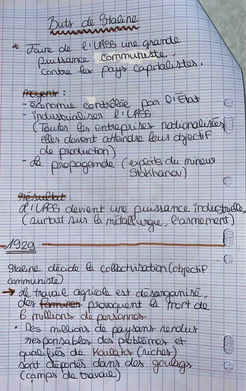 Experiences totalitaires et démocraties
fragilisées en turope dans les
ainnees
FICHE REVISIONS
HISTOIR
O
Dates:
∙en-
●
- Allemagne :
8
•Janv