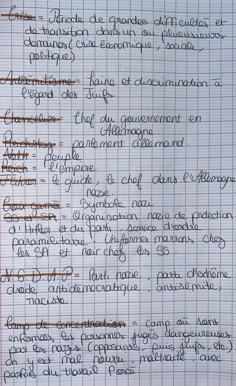 Experiences totalitaires et démocraties
fragilisées en turope dans les
ainnees
FICHE REVISIONS
HISTOIR
O
Dates:
∙en-
●
- Allemagne :
8
•Janv