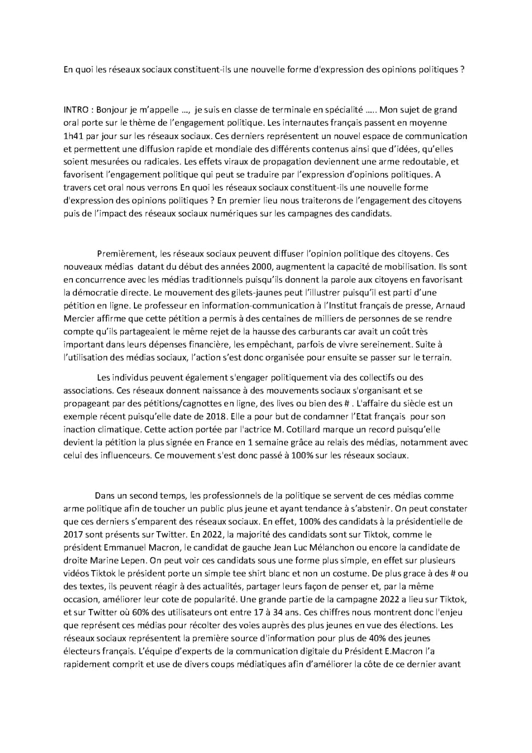 L'impact des réseaux sociaux sur la politique et les élections