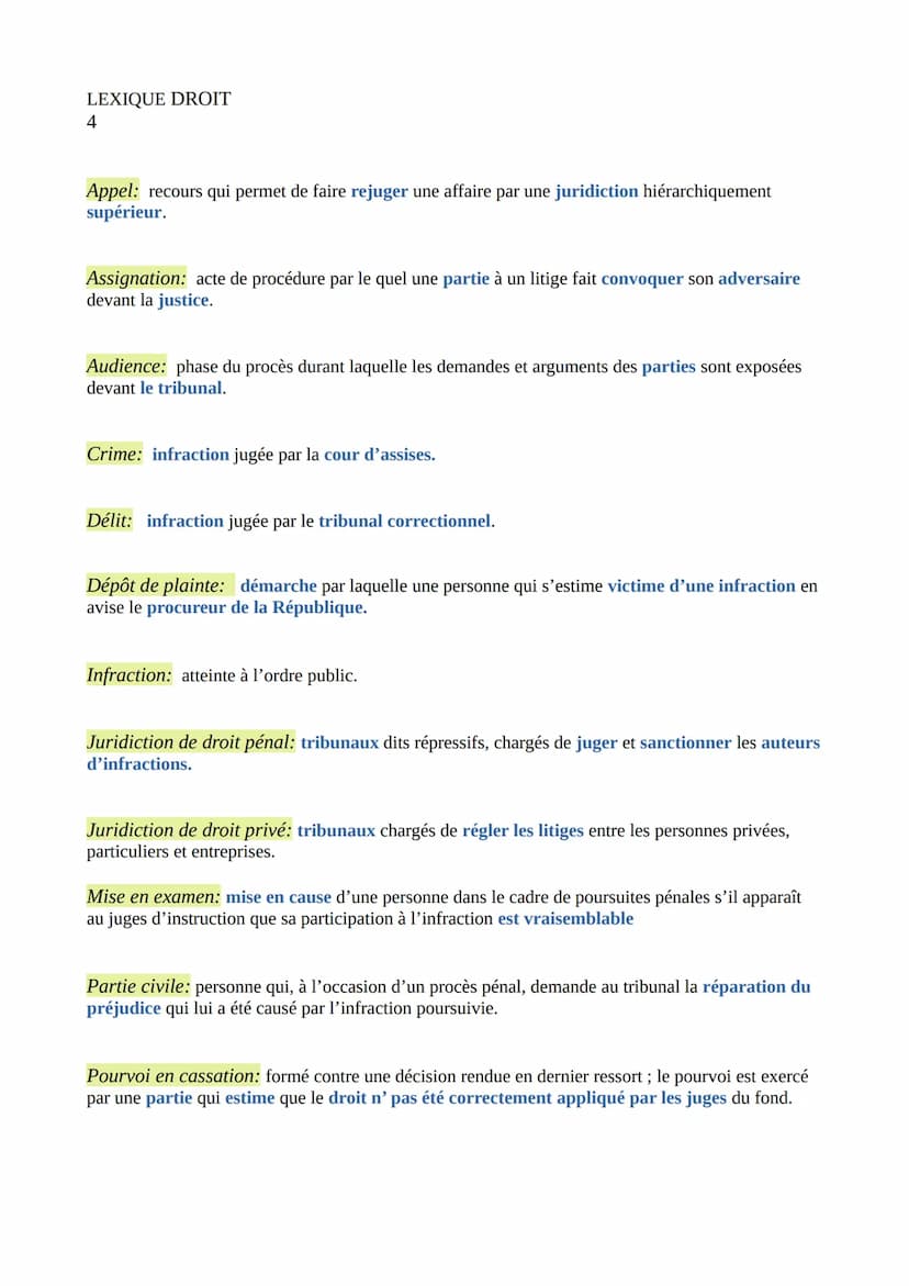 LEXIQUE DROIT
1
Autorité légitime: autorité dont le pouvoir d'élaborer les règles de droit dépend du système
démocratique.
Caractère général