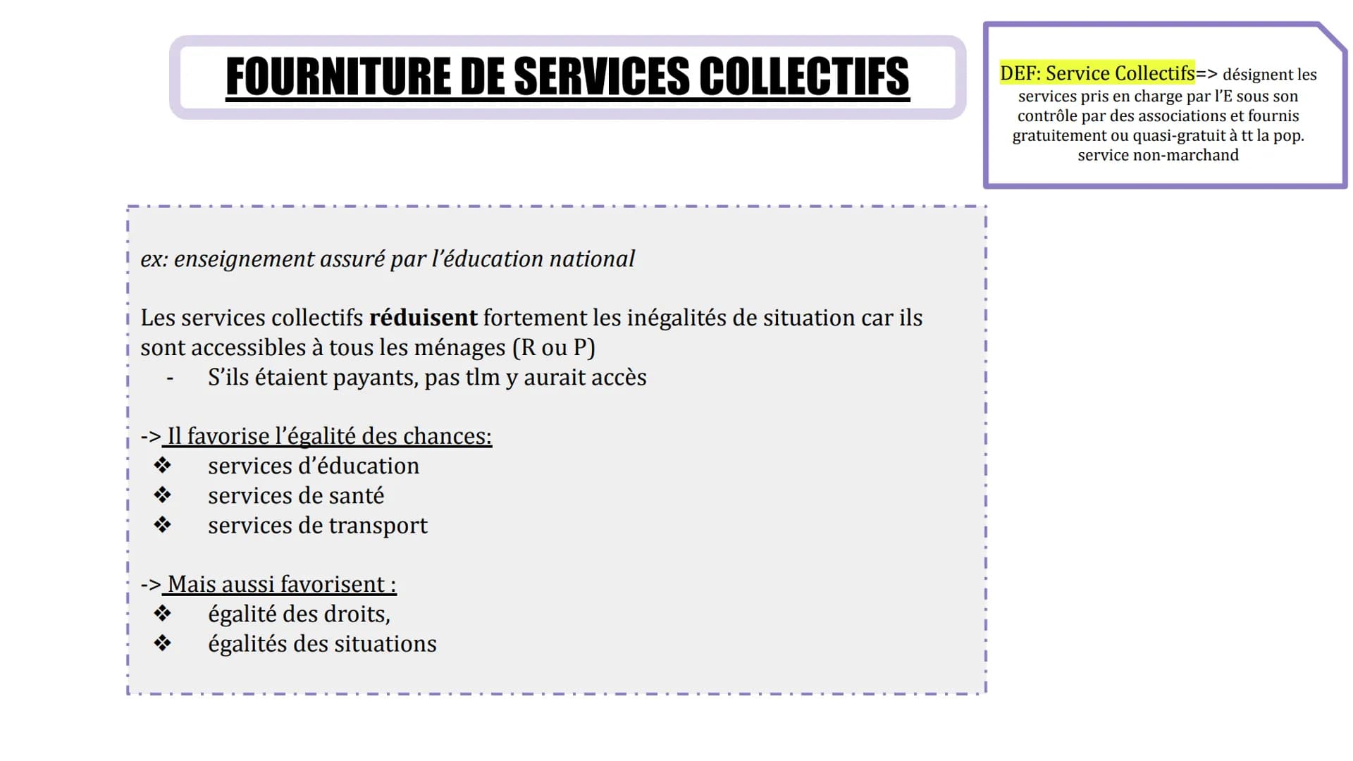 Quelles inégalités sont compatibles avec
les différentes conceptions de la Justice
Sociale?
I.
II.
III.
IV.
Justice sociale: désigne le sent