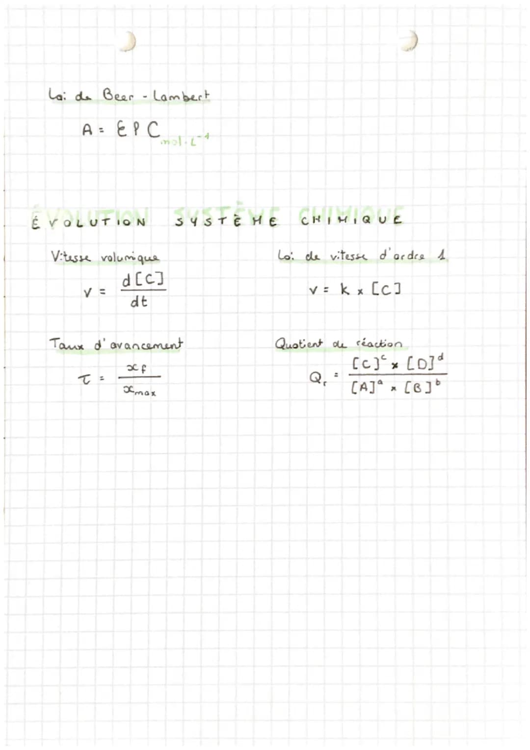 physique chinte
Densité
GRANDEURS CARACTÉRISTIQUES
dsolution
t =
=
Titre massique
msoluti
msolution
C =
Concentration molaire
mal
Pa
FORMULA