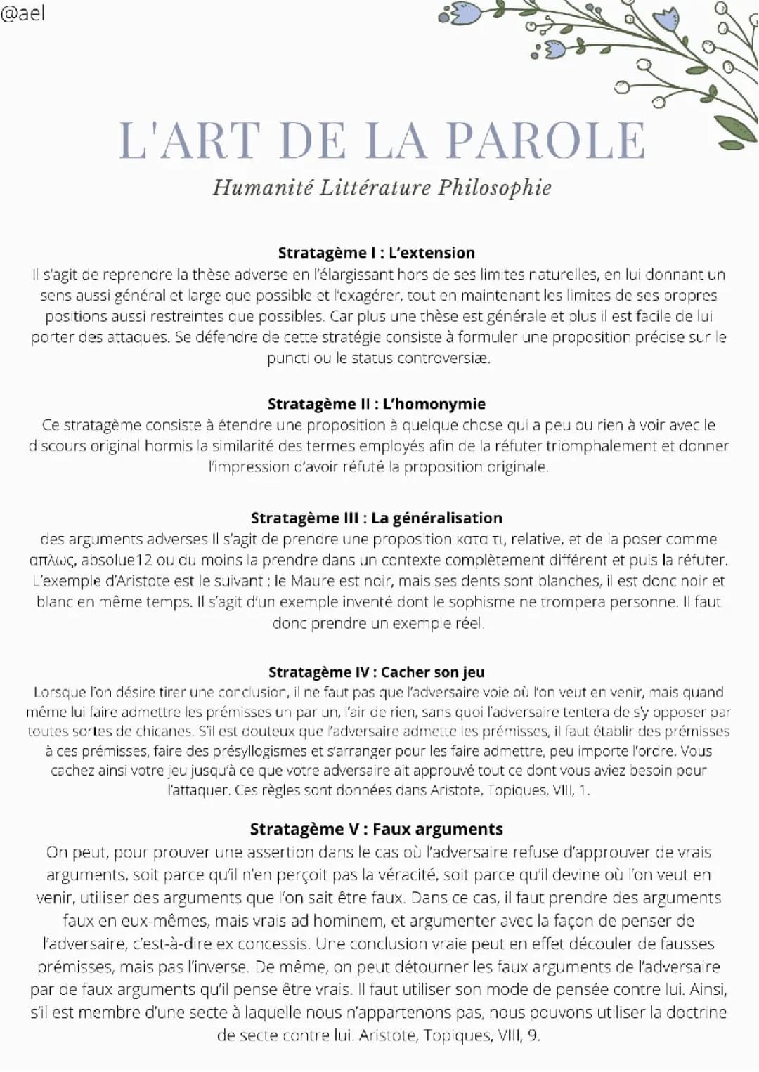 L'art de la parole HLP: Stratégies Argumentatives et Sophismes PDF