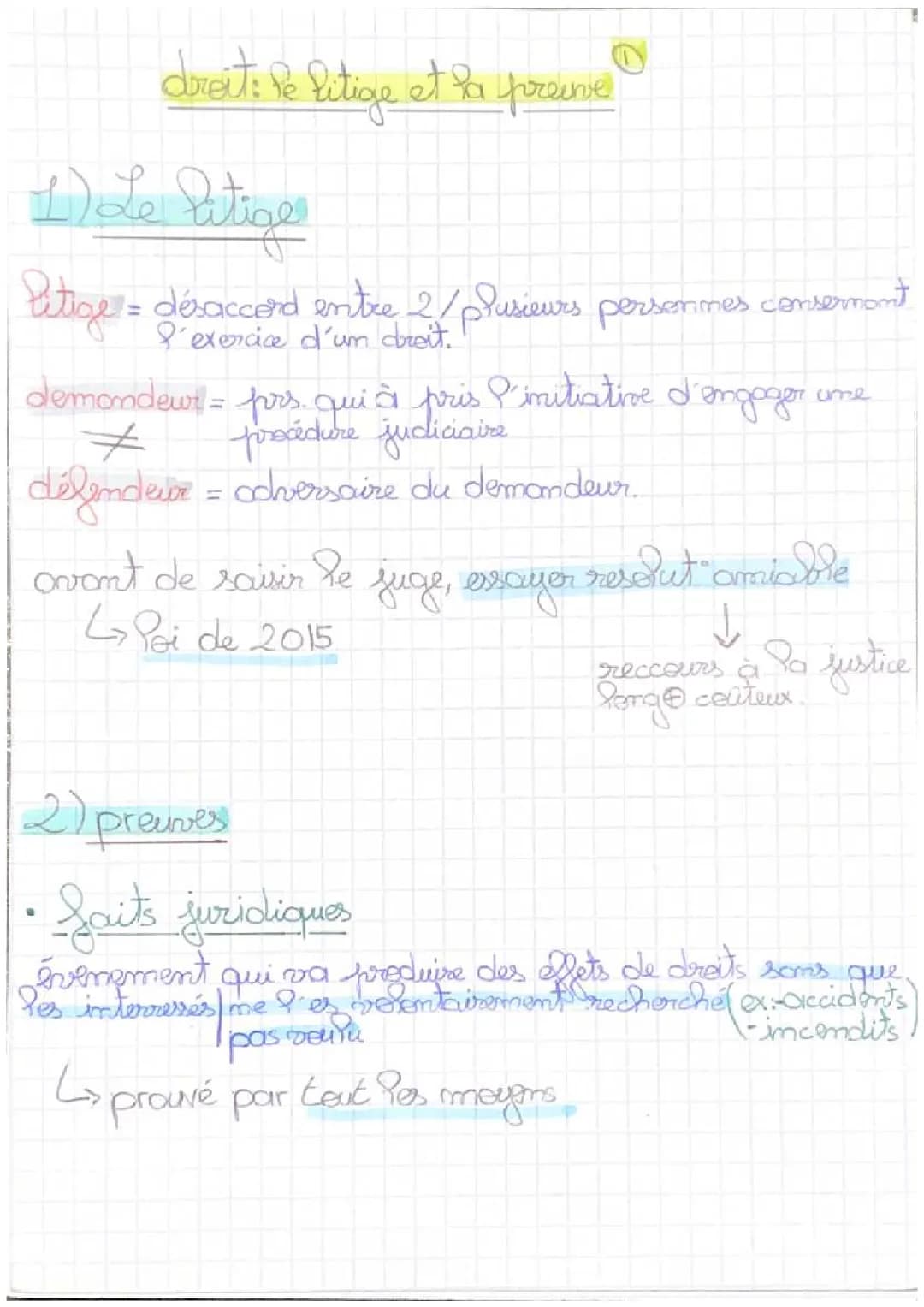 La preuve en droit civil : exemples et définitions