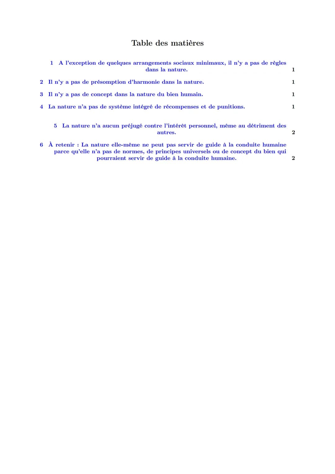 LYCEE GENERAL ET TECHNOLOGIQUE LA BRUYERE
La nature peut-elle être la norme des conduits
humaines ?
AFFICHARD-PIERRI Gaëtan: gaetan.affichar
