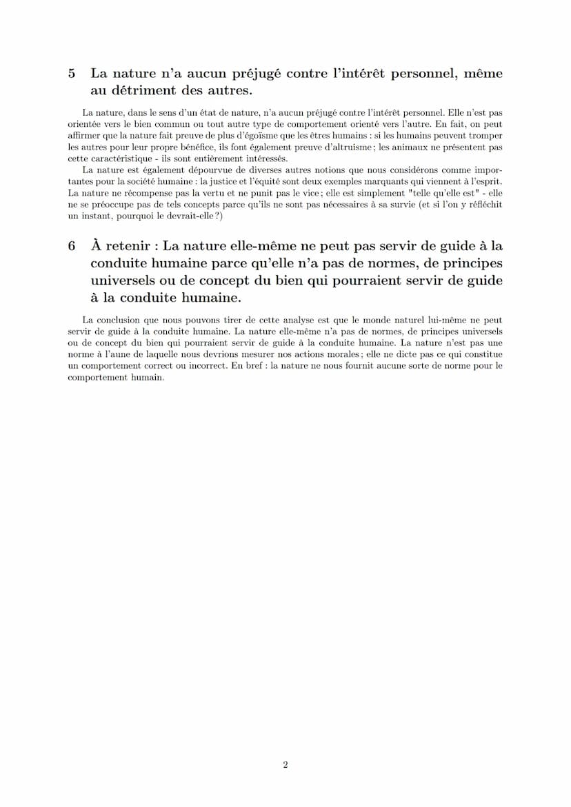 LYCEE GENERAL ET TECHNOLOGIQUE LA BRUYERE
La nature peut-elle être la norme des conduits
humaines ?
AFFICHARD-PIERRI Gaëtan: gaetan.affichar