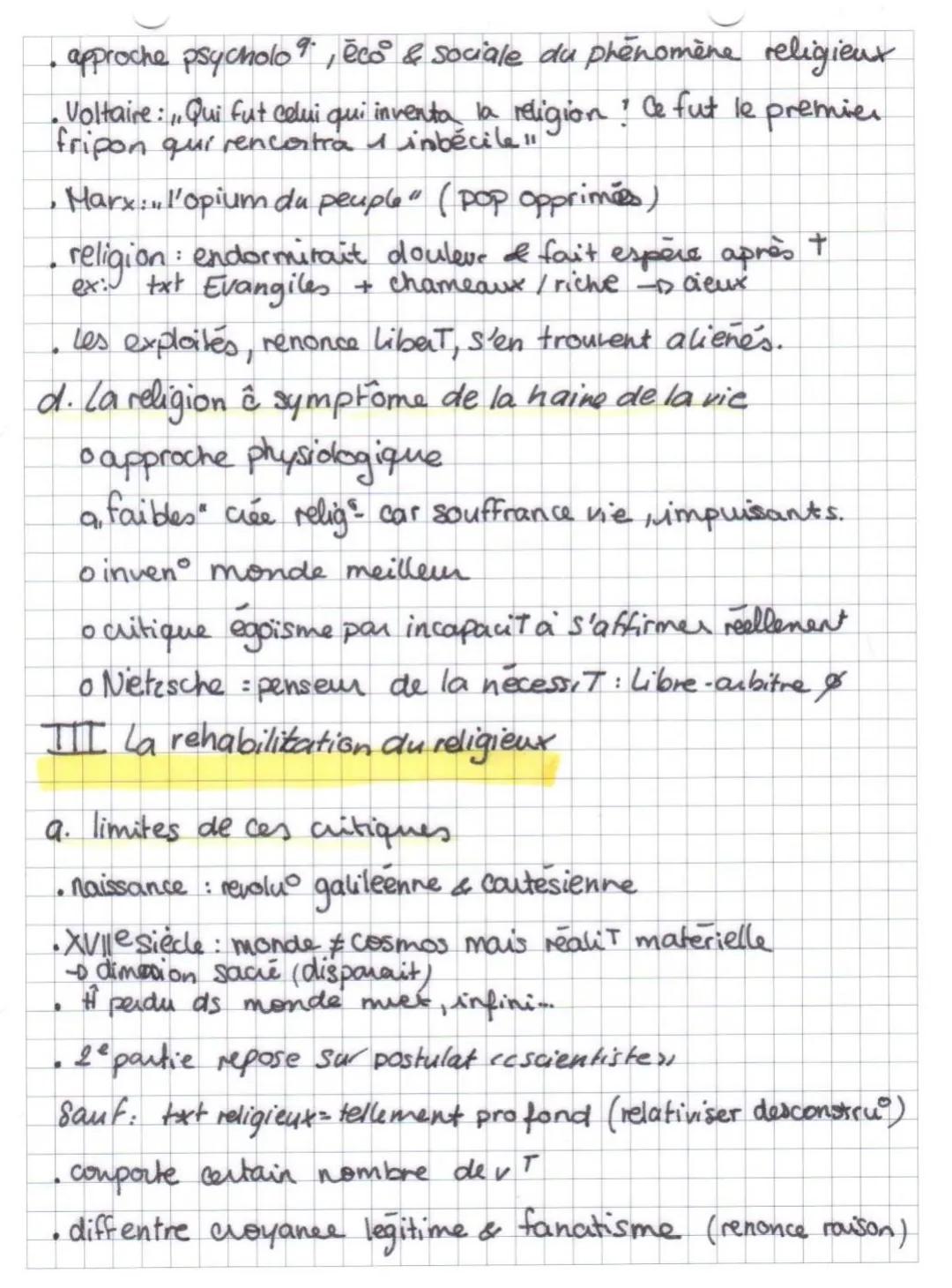 Philo
La religion
Introduction
• 2 étym.: religare = relier // relegere = relire, recueillir, respect
o relation à Dieu via Tradit
O Revelat