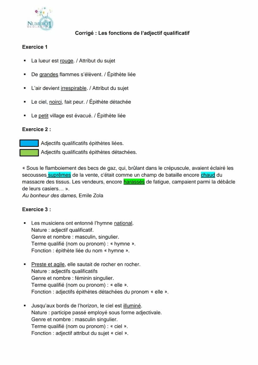 NUMERO
SCOLARIZE
Élaboré par les professeurs de français Numéro 1 Scolarité
Relu par Margot Goix, responsable pédagogique français
5ème Gram