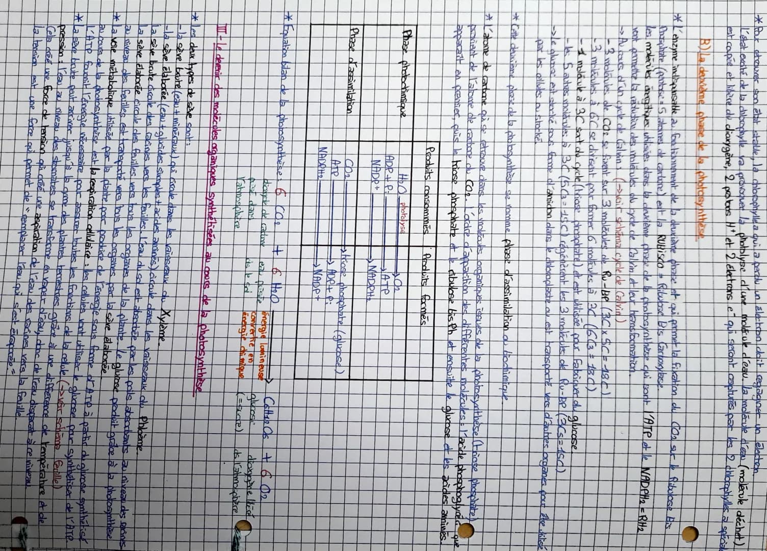 Chapitre
Une conversion biologique de l'énergie
Salaire: la photosynthèse
ES bio
Introduction: -3 gales voies métaboliques des cellules qui 