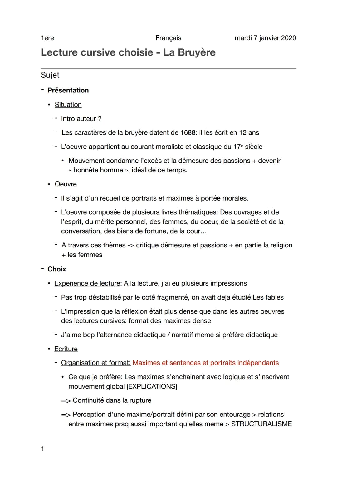 
<h2 id="prsentation">Présentation</h2>
<h3 id="situation">Situation</h3>
<p>L'œuvre "Les caractères" de La Bruyère date de 1688, et l'auteu