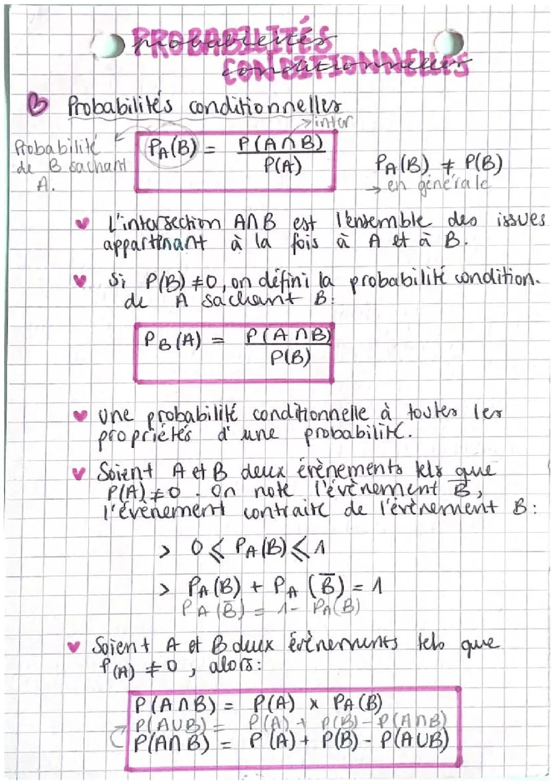 Tout sur le calcul des probabilités conditionnelles et l'indépendance des événements