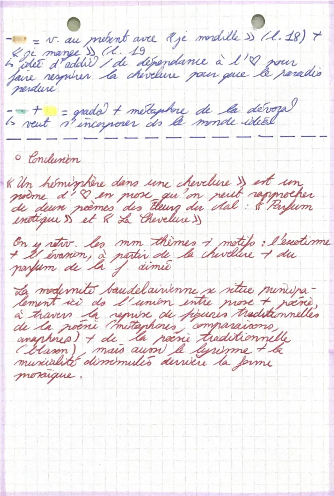 Objet d'étude: La poésie du XIXe siècle au XXIe siècle
Parcours: Émancipations créatrices
Œuvre: Baudelaire, Le Spleen de Paris, 1869
Texte 