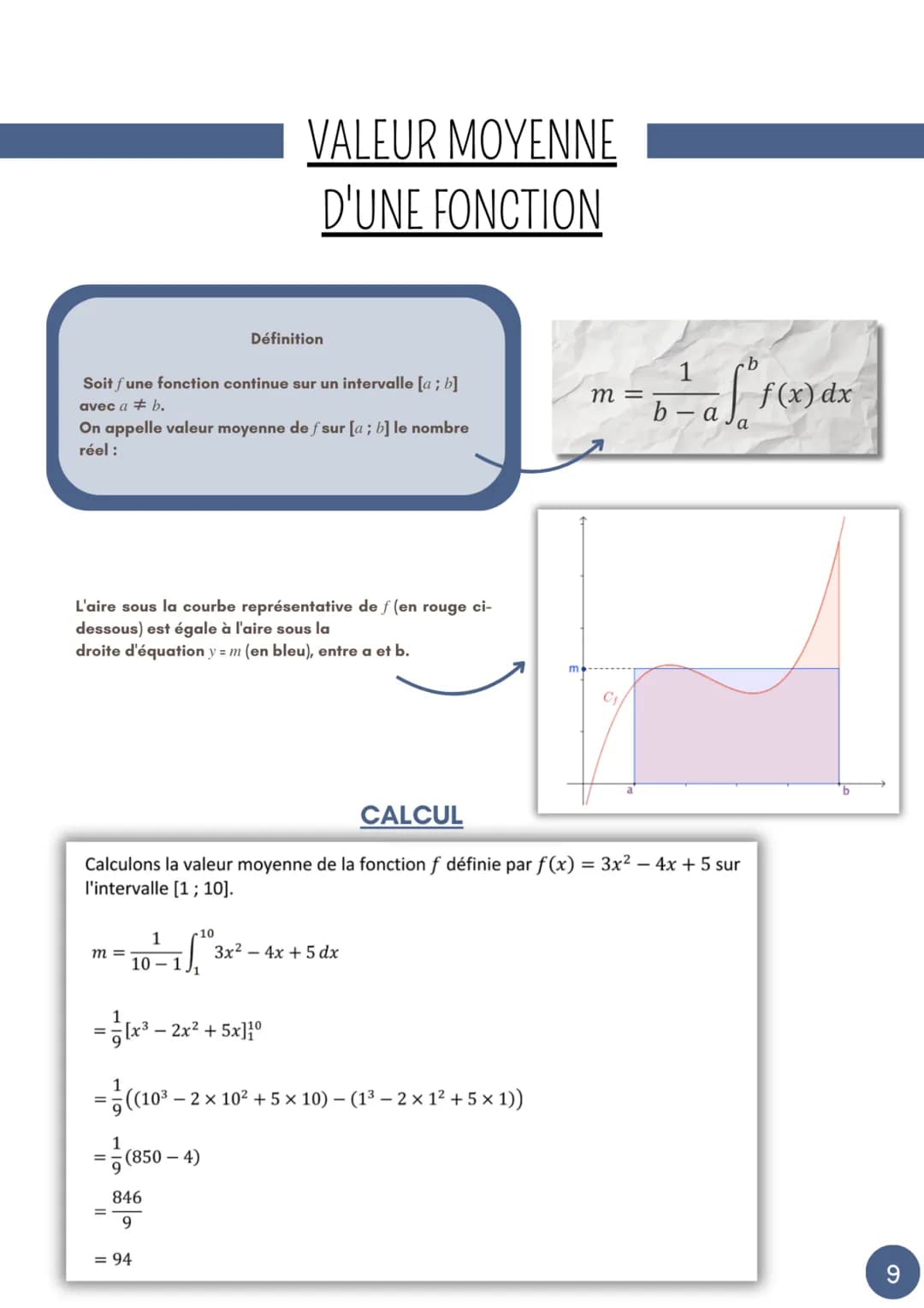 --- OCR Start ---
MATHS
CHAPITRE 13: 2) INTÉGRATION (INTÉGRALE ET PRIMITIVE)
FONCTION DÉFINIE PAR UNE
INTÉGRALE
Définition
Soit une fonction