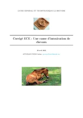 Know Une cause d’intoxication de chevaux thumbnail