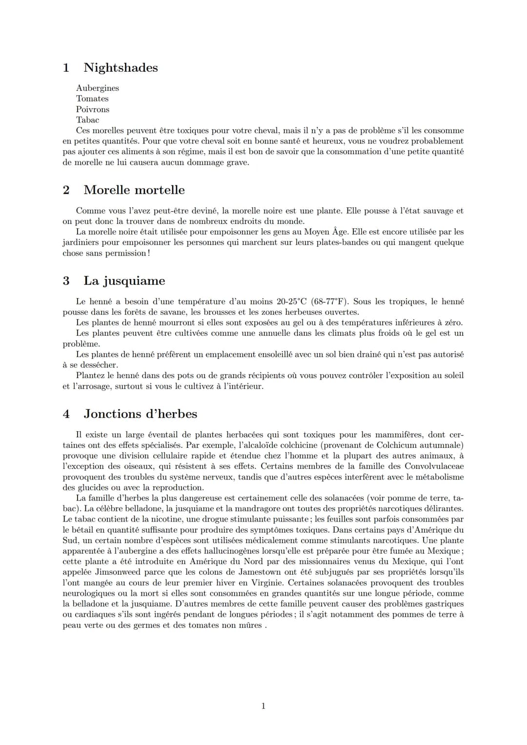 LYCEE GENERAL ET TECHNOLOGIQUE LA BRUYERE
Corrigé ECE: Une cause d'intoxication de
chevaux
29 avril 2022
AFFICHARD-PIERRI Gaëtan: gaetan.aff