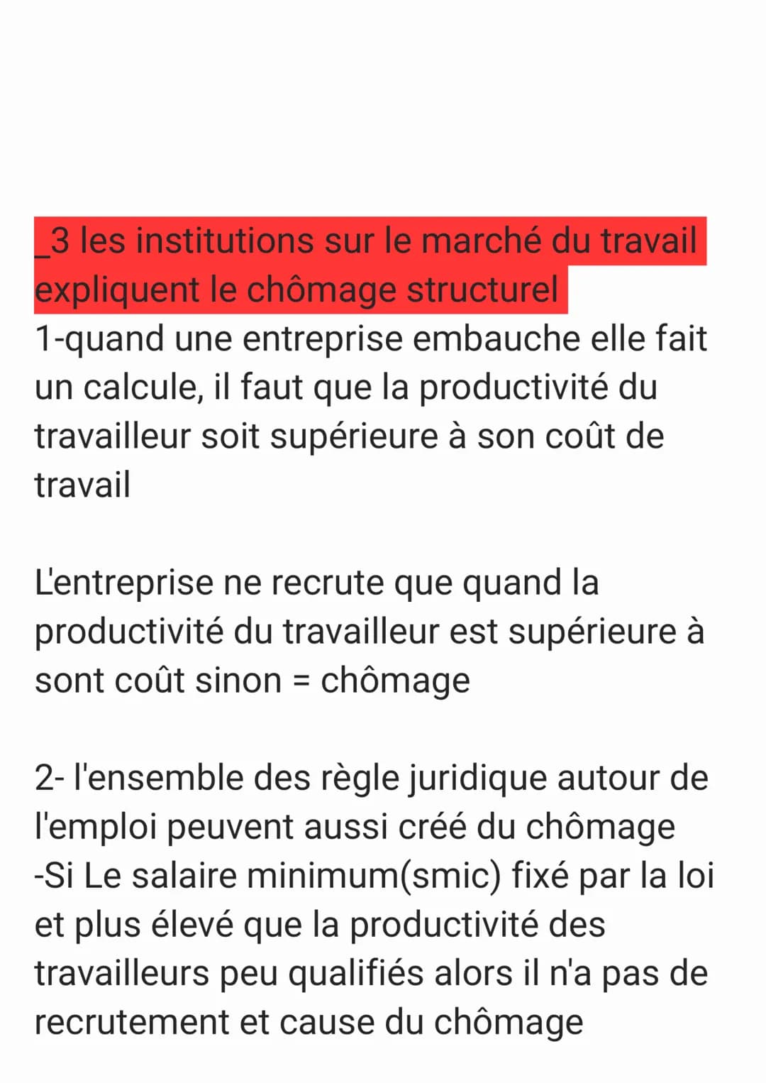 -Population totale =pop en âge de travailler
(15-64ans) et pop pas en âge de travailler
(0-15 et 64+ans =pop inactive)
Il existe des personn