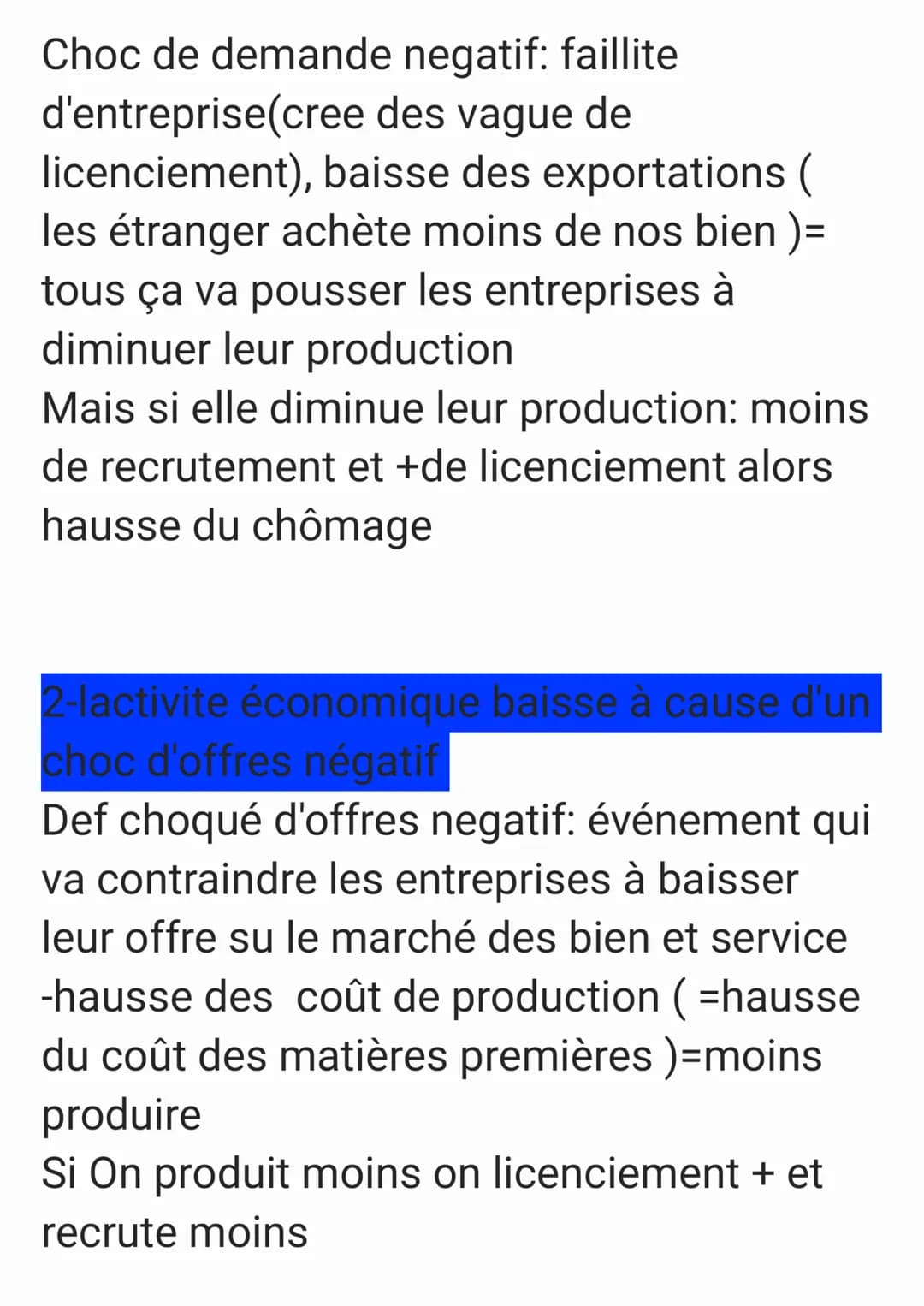 -Population totale =pop en âge de travailler
(15-64ans) et pop pas en âge de travailler
(0-15 et 64+ans =pop inactive)
Il existe des personn