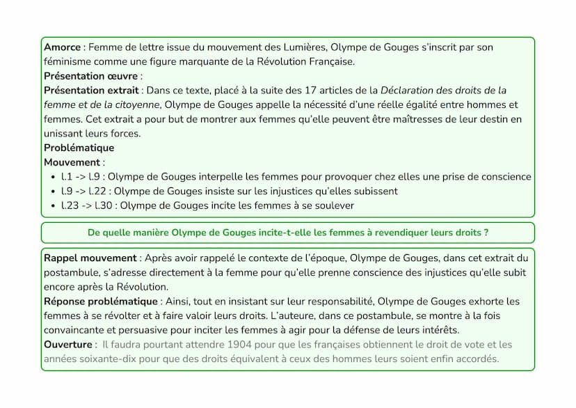 Femme, réveille-toi; le tocsin de la raison se fait entendre
dans tout l'univers; reconnais tes droits. Le puissant
empire de la nature n'es