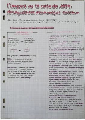 Know l'impact de la crise de 1929 déséquilibre économique et sociaux  thumbnail