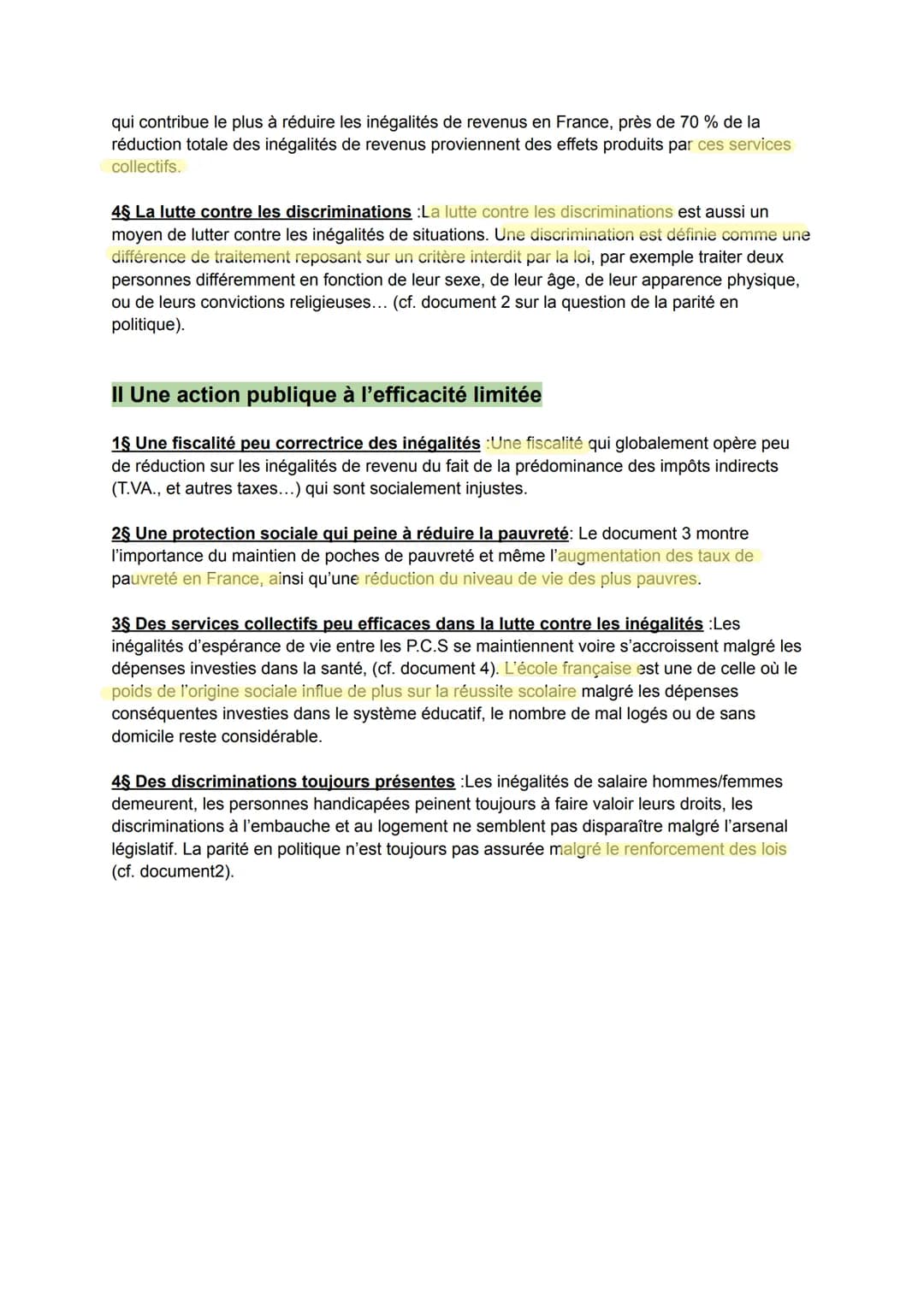 Dans quelle mesure l'action des pouvoirs publics est-elle efficace
pour lutter contre les inégalités ?
Introduction
<< Les hommes naissent e