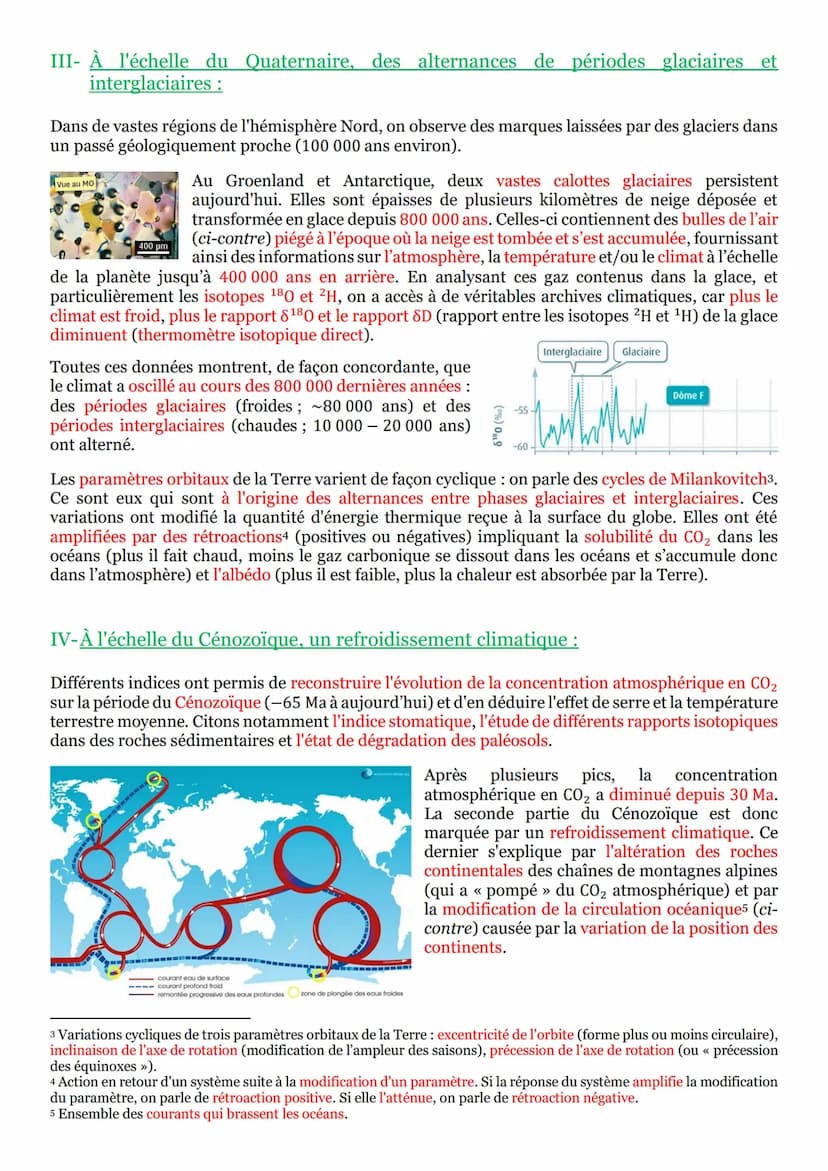 PARTIE 4 Les climats de la Terre :
Chapitre n°1 : Les climats au Cénozoïque :
I- À l'échelle des 150 dernières années, un réchauffement accé