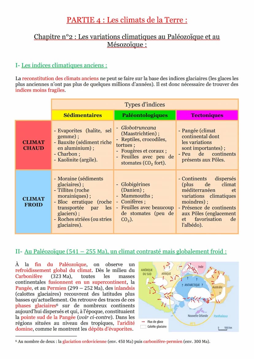 PARTIE 4 Les climats de la Terre :
Chapitre n°1 : Les climats au Cénozoïque :
I- À l'échelle des 150 dernières années, un réchauffement accé