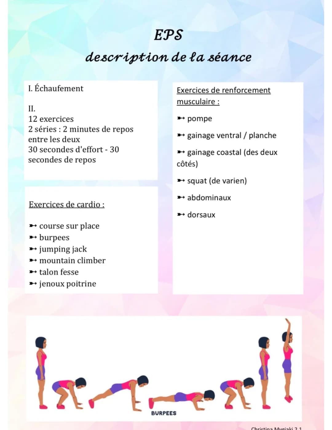 Séance de musculation et cardio