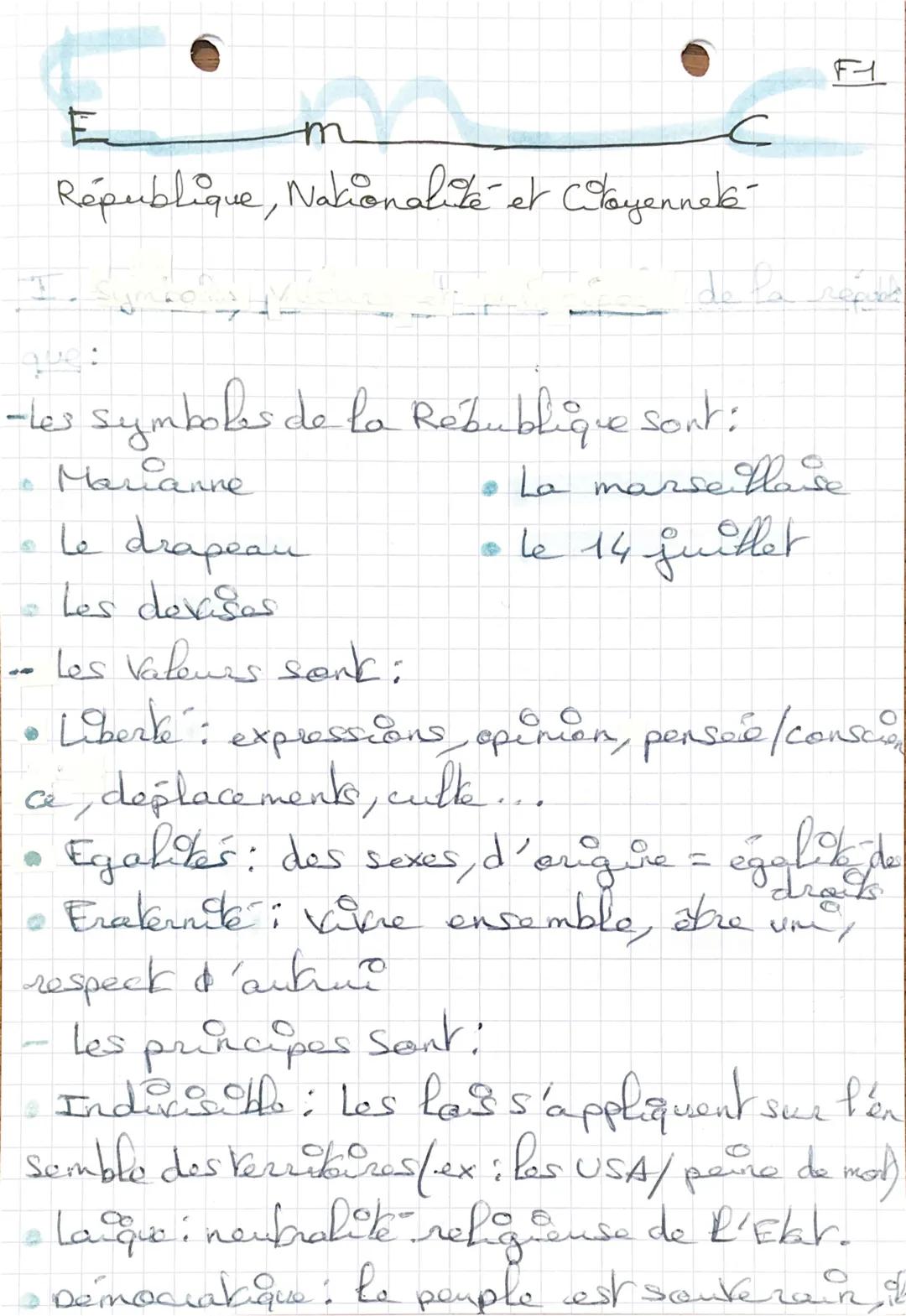 c
République, Nationalité et Wilayennek-
m
197
-les symboles de la Rebublique sont:
Marianne
• Le drapeau
les devises
FL
de la réquen
• La m