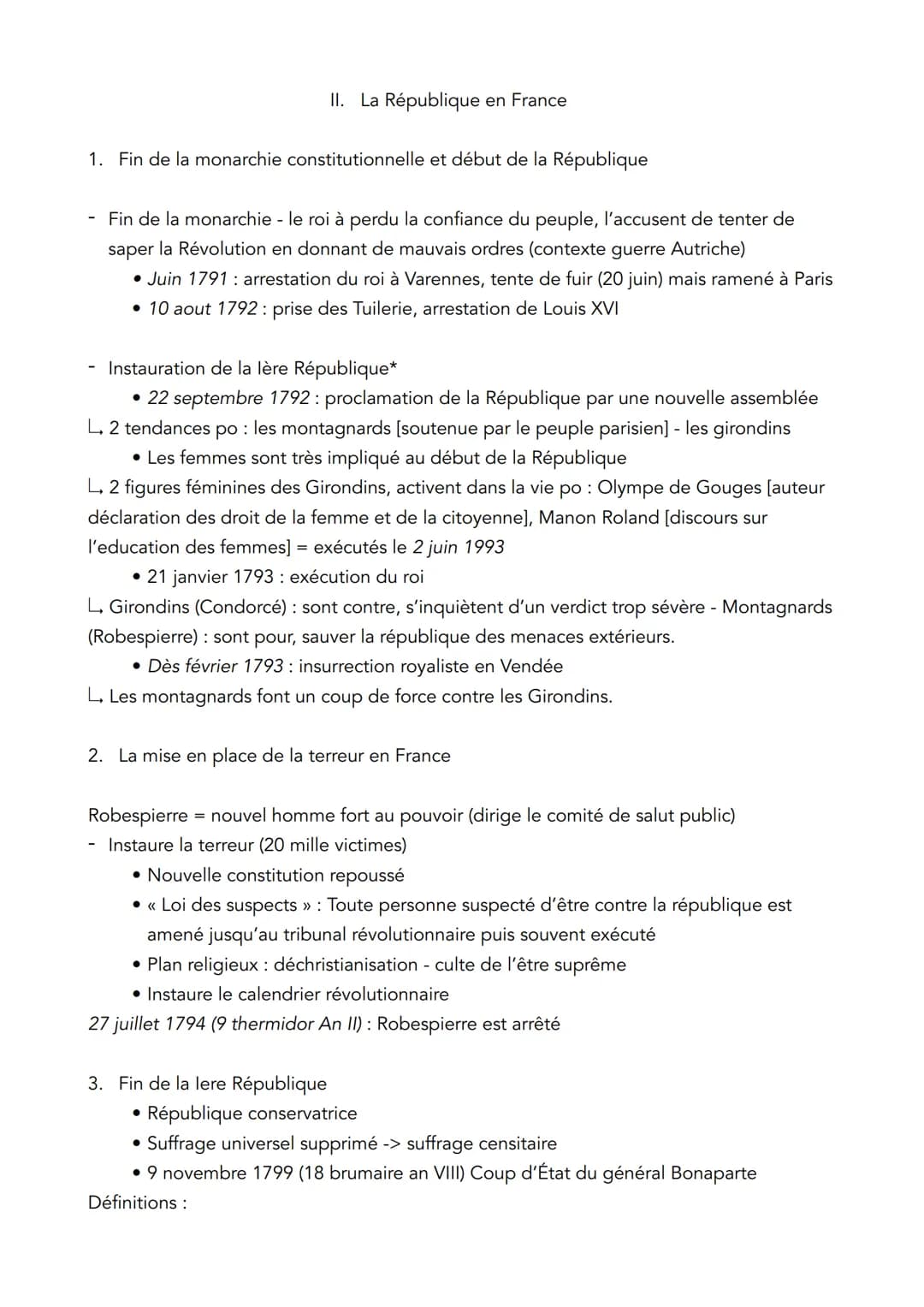 
<h2 id="pointdedpartdelarvolution">Point de départ de la Révolution</h2>
<p>La Révolution française et l'Empire ont marqué une période impo