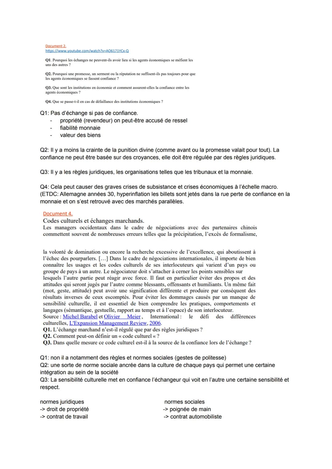 THÈME 1: LES MARCHÉS CONCURRENTIELS
Comment fonctionnent-ils?
I- Le marché: une institution centrale des économies modernes
Le marché de Str