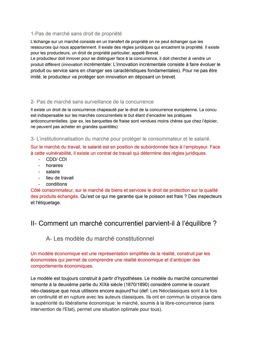 THÈME 1: LES MARCHÉS CONCURRENTIELS
Comment fonctionnent-ils?
I- Le marché: une institution centrale des économies modernes
Le marché de Str