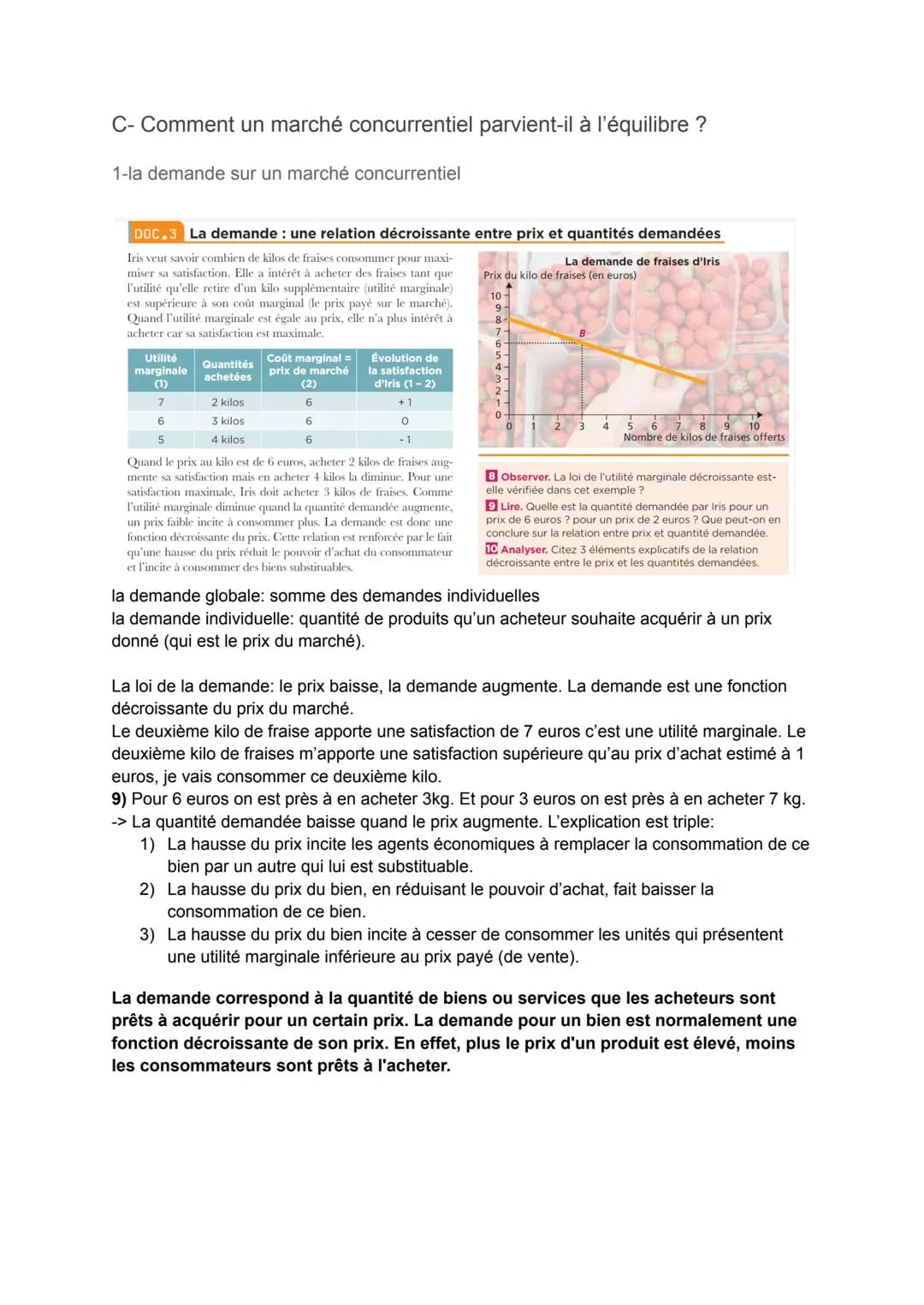 THÈME 1: LES MARCHÉS CONCURRENTIELS
Comment fonctionnent-ils?
I- Le marché: une institution centrale des économies modernes
Le marché de Str