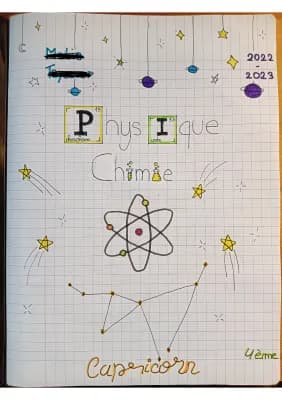 Know Page de garde de physique-chimie thumbnail