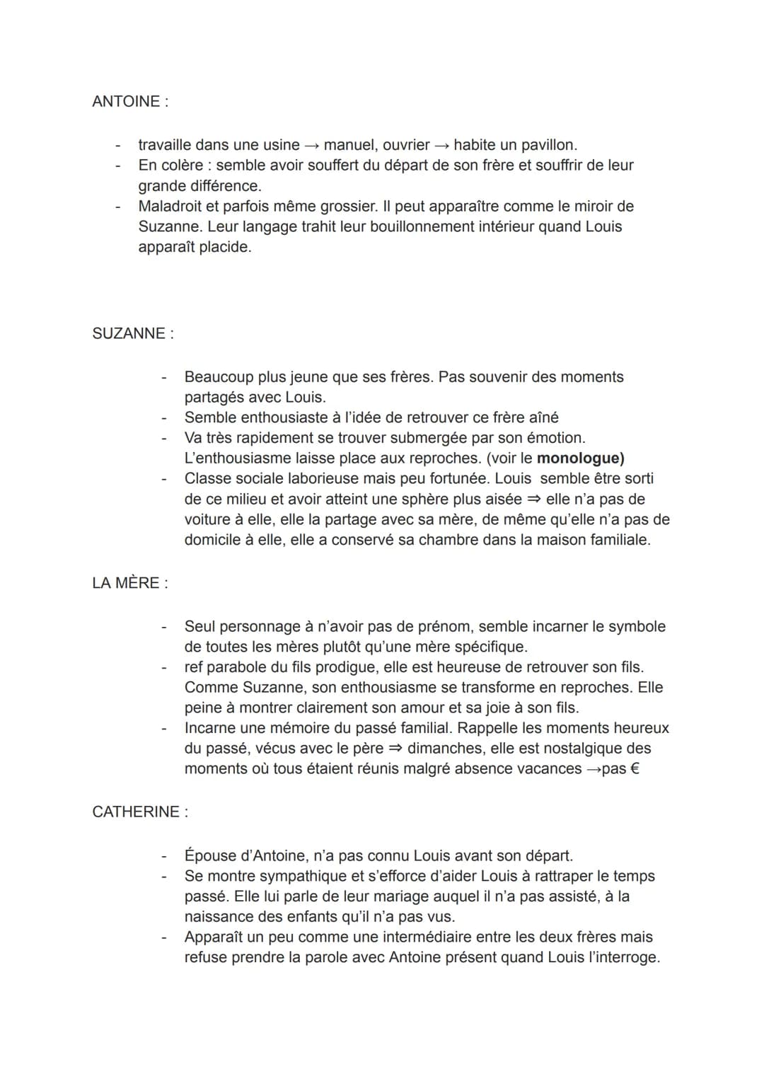 Dissertation Juste la fin du monde Jean-Luc Lagarce
Citations :
1) "C'est ce bonheur que je devrais m'offrir, hurler une bonne fois, mais je