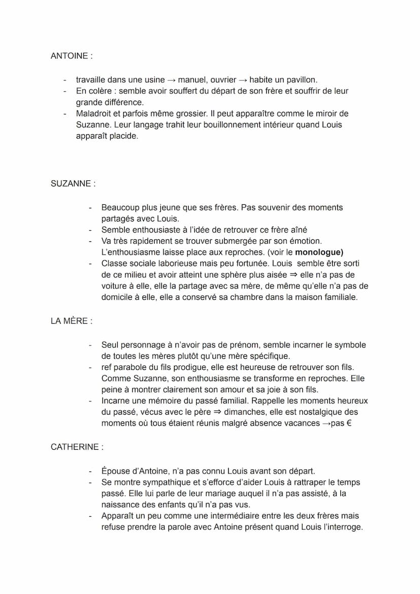 Dissertation Juste la fin du monde Jean-Luc Lagarce
Citations :
1) "C'est ce bonheur que je devrais m'offrir, hurler une bonne fois, mais je