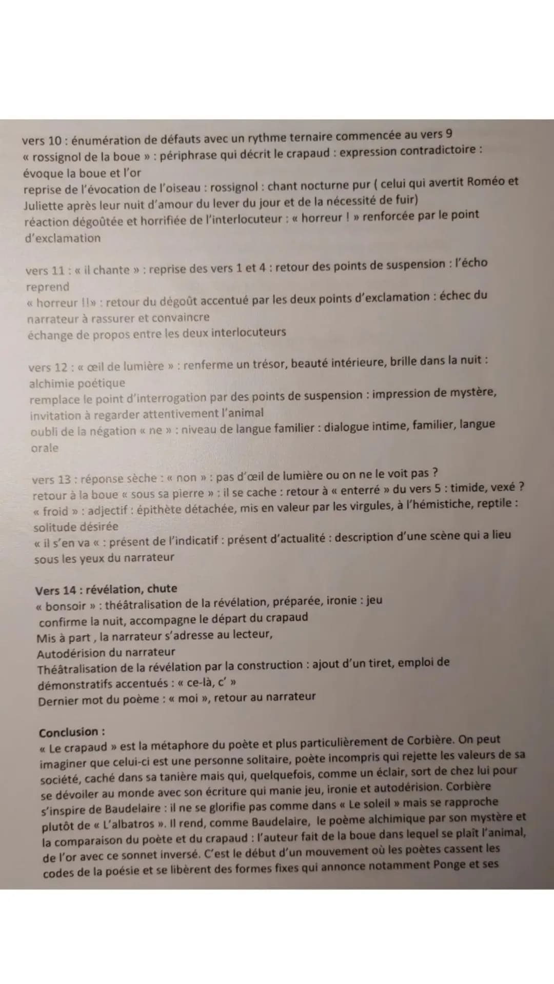 TRISTAN CORBIÈRE
LE CRAPAUD
LE CRAPAUD
Un chant dans une nuit sans air...
- La lune plaque en métal clair
Les découpures du vert sombre.
...