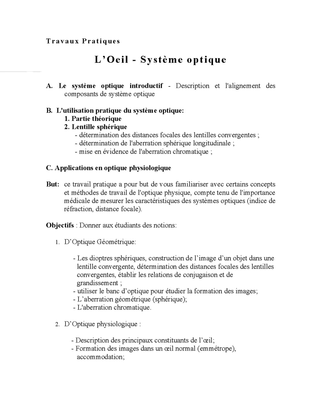 Système optique