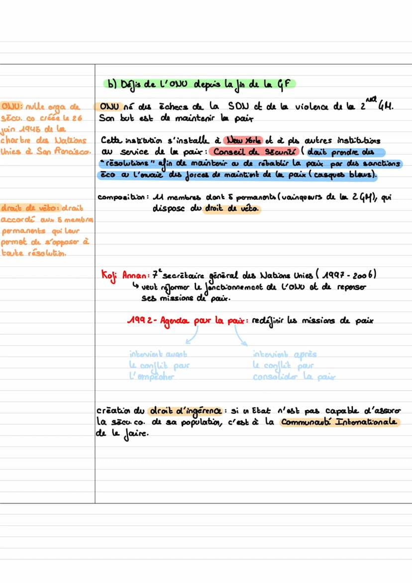 
<p>Le défi de la construction de la paix est le fruit d'un processus en 3 étapes : mettre fin à la guerre, faire la paix et s'assurer du re