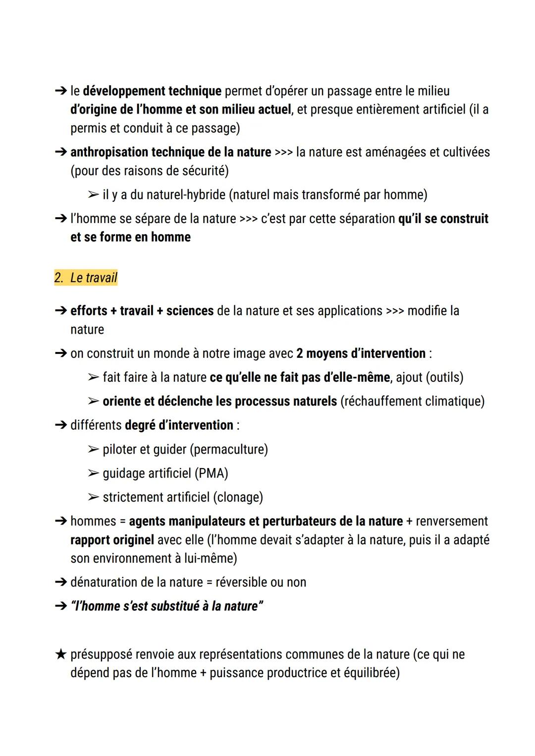 L'homme et la nature
nature = la physis en grec
INTRODUCTION
1. DÉFINITIONS
nature (sens
1 = sens
global)
nature (sens
2 = ...de
quelque
cho