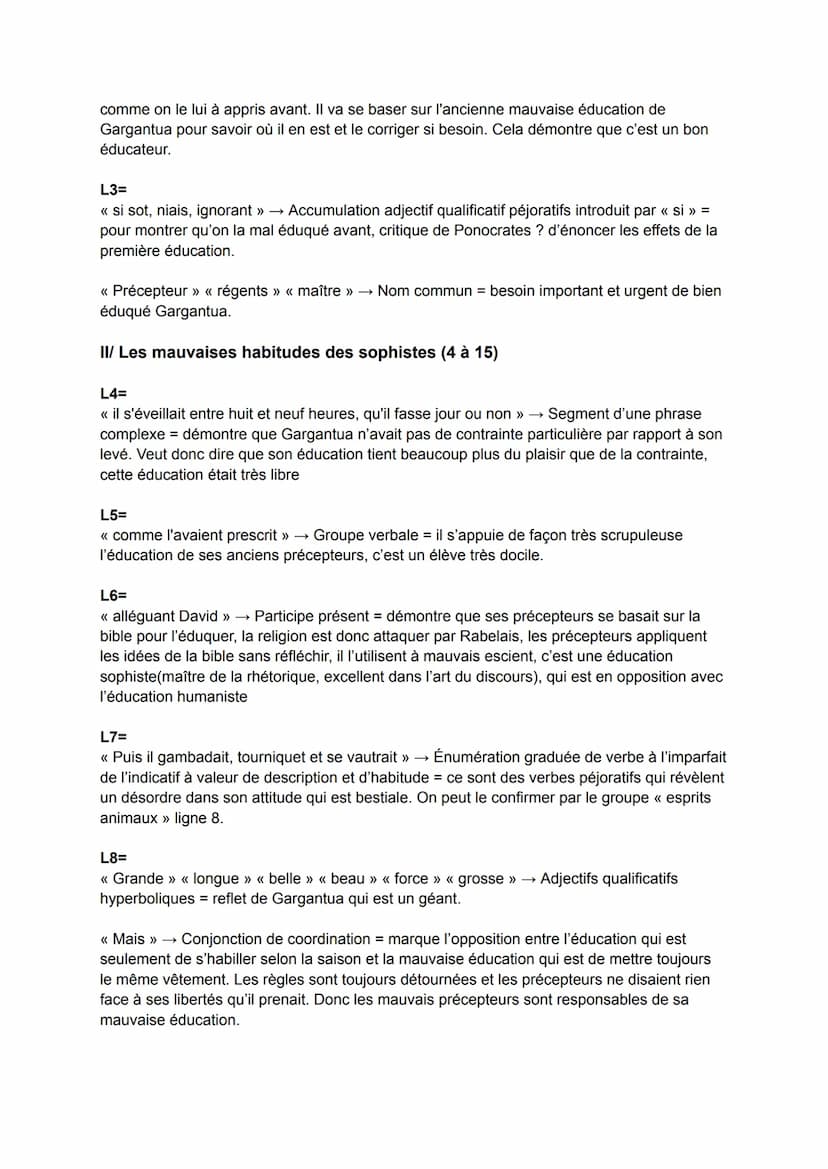 François Rabelais
Écrivain du XVIème
● Mouvement Littéraire : Humaniste
Il est considéré comme libre-penseur
<< Gargantua » 1534
●
CHAPITRE 