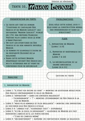 Know Analyse linéaire : Manon Lescaut, les retrouvailles thumbnail